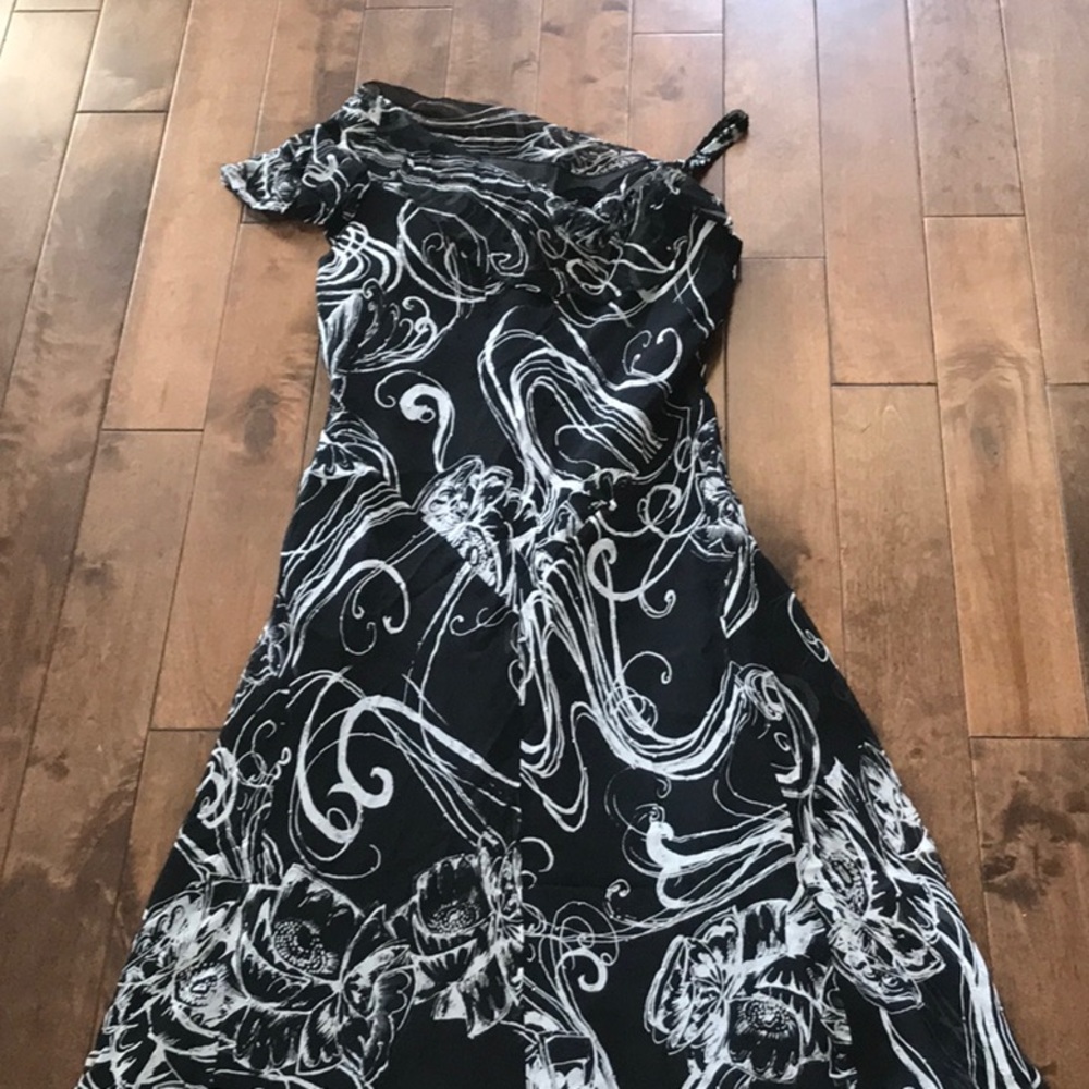 NWOT 100% Silk - Vintage Dress- Size 8